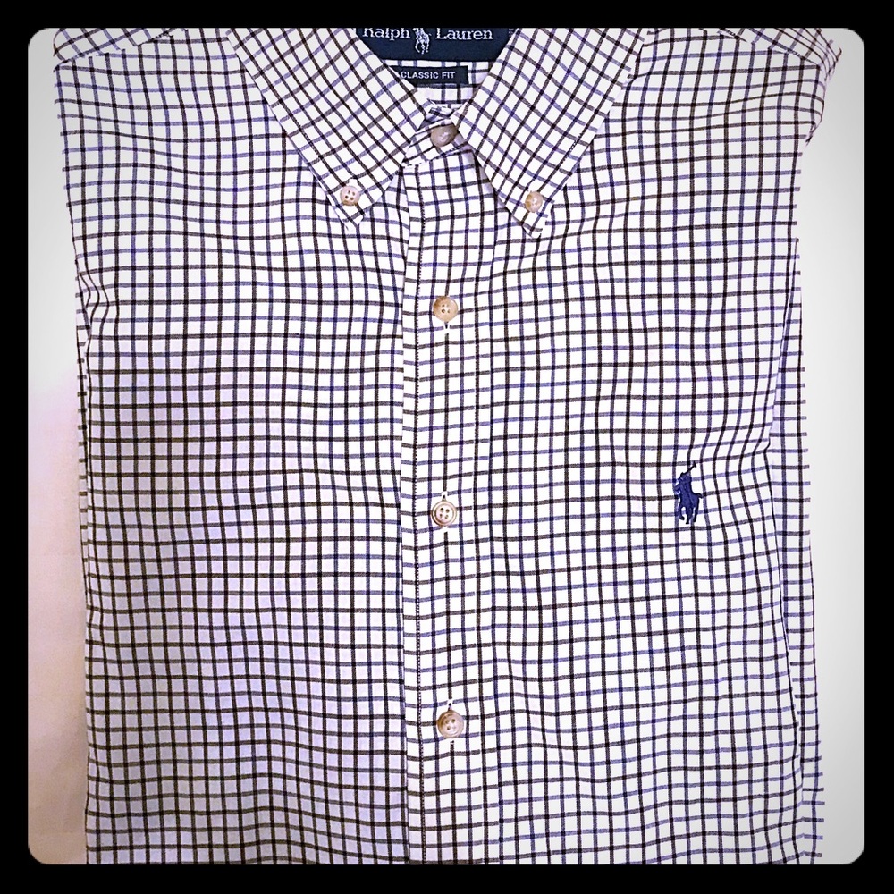 Ralph Lauren 
Classic Fit 
XL Oxford Button Down